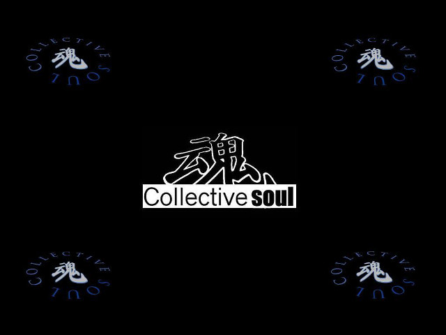 Black background clock collective soul free wallpaper - medium preview image