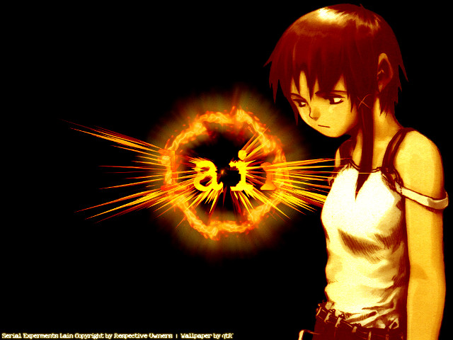 Girl redhair yellowobject blackbackground manga free wallpaper - medium preview image