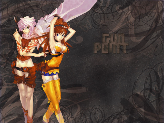 Anime characters large object fantasy free wallpaper - medium preview image