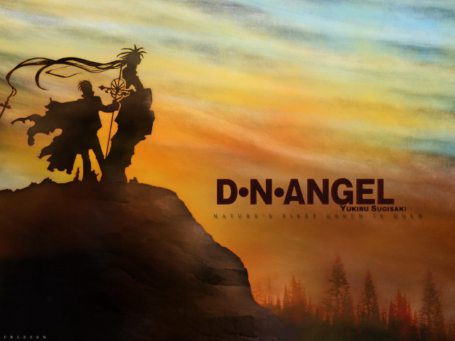 Fantasy man hill sunset sword free wallpaper - medium preview image