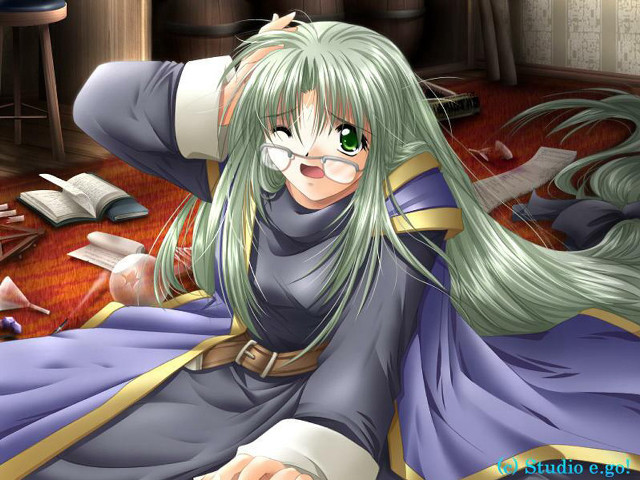 Woman long hair reading bookcase free wallpaper - medium preview image
