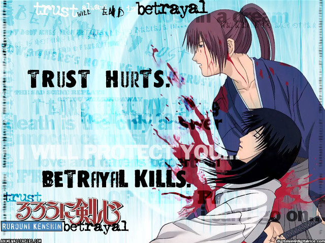 Girl ponytail knife blood japanese free wallpaper - medium preview image