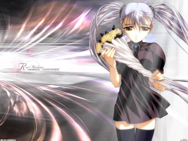 Anime girl long hair sword #4 free wallpaper - medium preview image