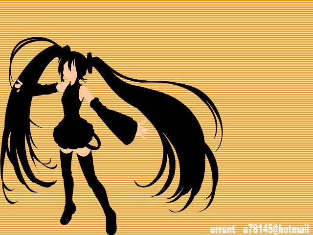 Woman dancing man suit orange free wallpaper - medium preview image