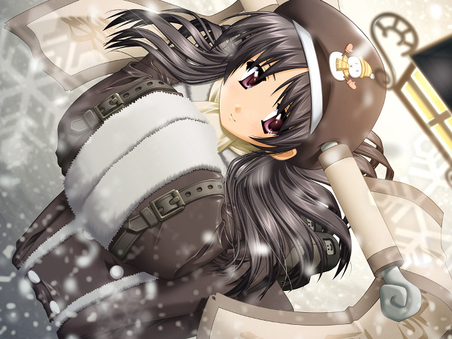 Woman costume large object clock free wallpaper - medium preview image