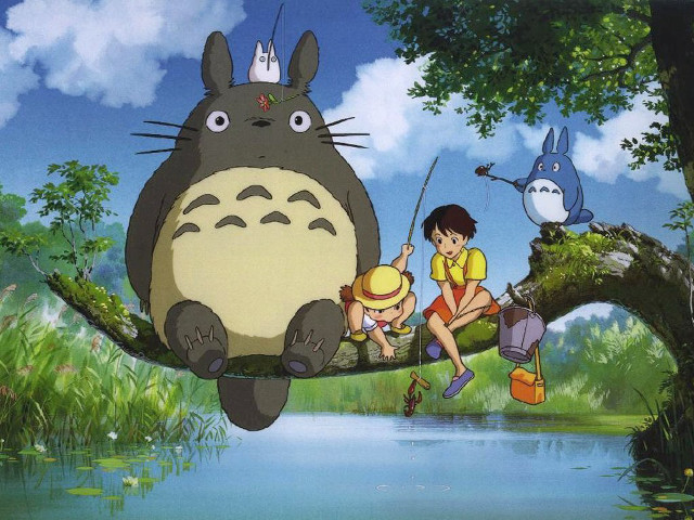 Forest children totoro animals magical free wallpaper - medium preview image