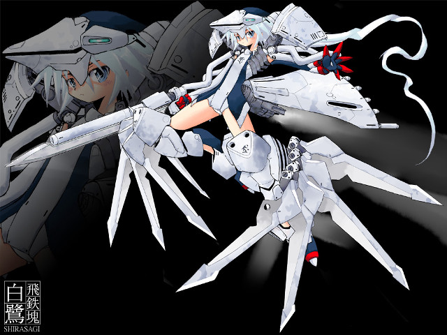 Woman sword robot black background free wallpaper for desktop - medium preview image