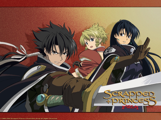 Stranded princess anime group red free wallpaper - medium preview image