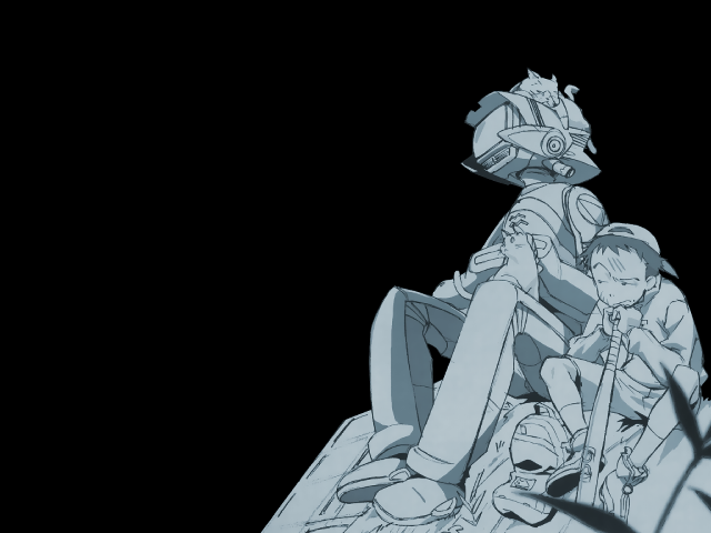 Man child chair toriyama mecha free wallpaper - medium preview image