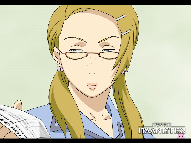 Blonde haired pony tail glasses free wallpaper - medium preview image