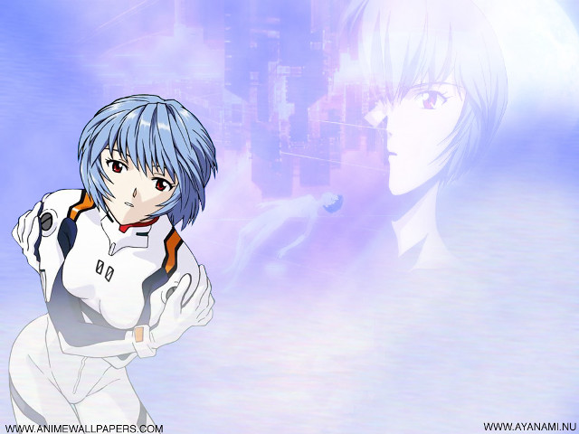 Eizan kikukawa blue hair ghost free wallpaper - medium preview image