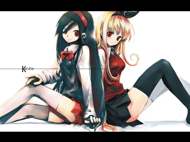 Anime girls gothic manga yandere free wallpaper - medium preview image