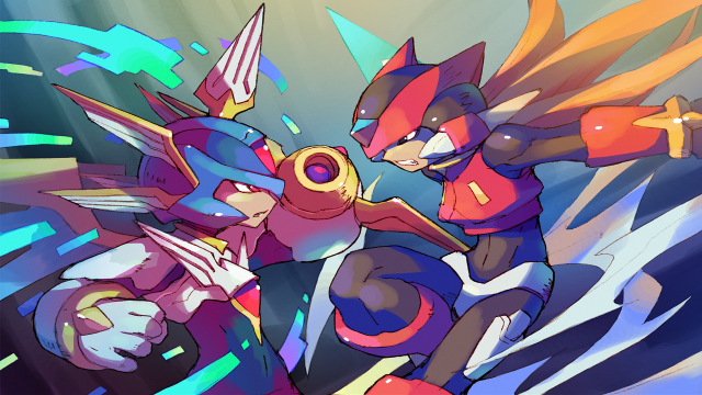 Two boys fighting energy sword free wallpaper - medium preview image
