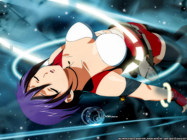 Space astronaut sword glowing moon free wallpaper - medium preview image