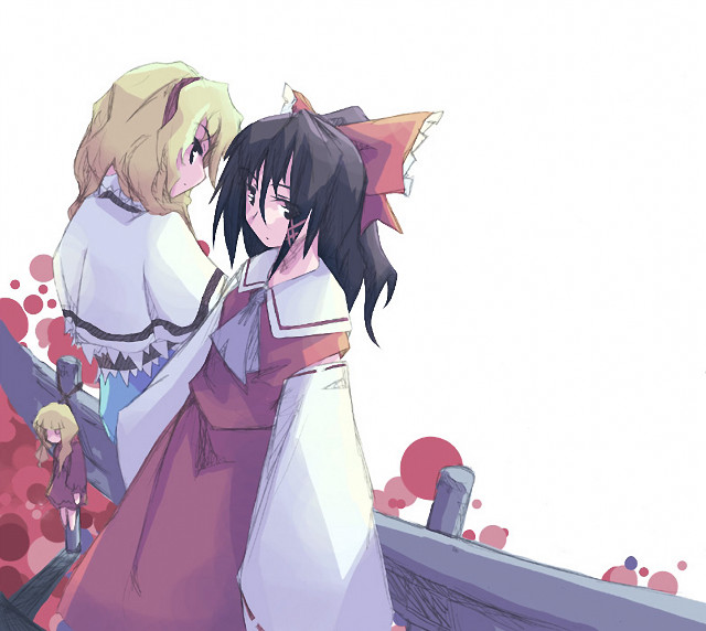 Anime girls bridge cat dog free wallpaper - medium preview image