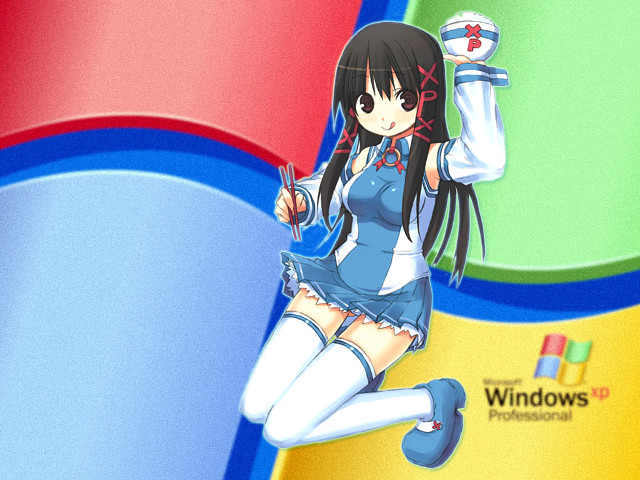 Anime girl rainbow uniform mouse free wallpaper - medium preview image
