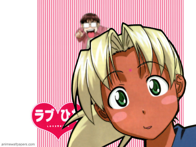Blonde girl green eyes pink free wallpaper - medium preview image