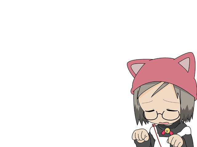Cartoon cat hat string button free wallpaper - medium preview image