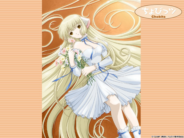 Girl blonde hair blue dress free wallpaper - medium preview image