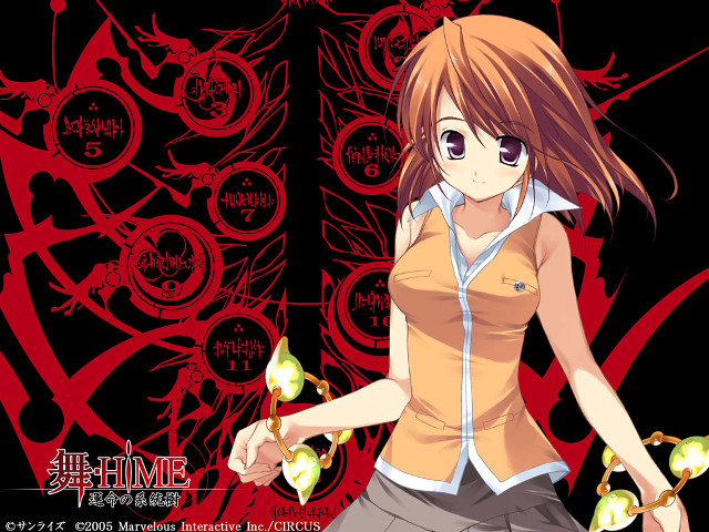Woman yellow flower red background free wallpaper - medium preview image
