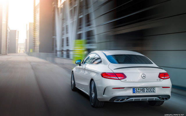 White car city street tall free wallpaper - medium preview image