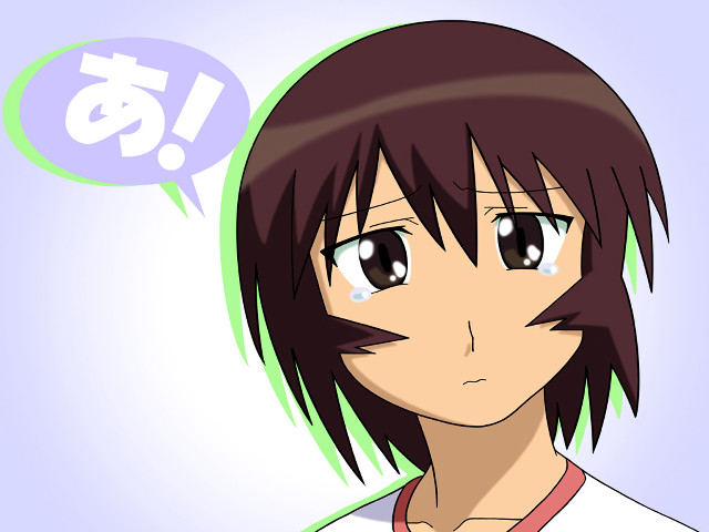 Cynical manga crying brown hair free wallpaper - medium preview image