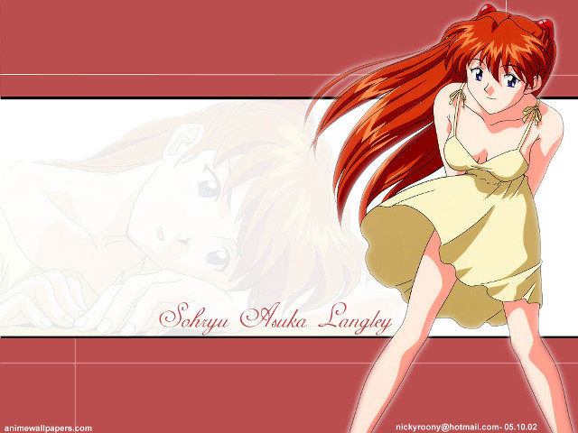 Red haired girl yellow dress free wallpaper - medium preview image