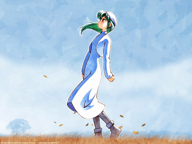 Alice prin blue white dress free wallpaper - medium preview image