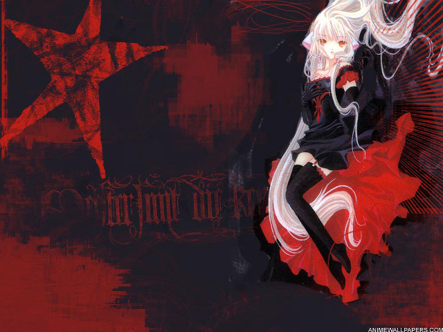 Woman red dress star gothic free wallpaper for desktop - medium preview image
