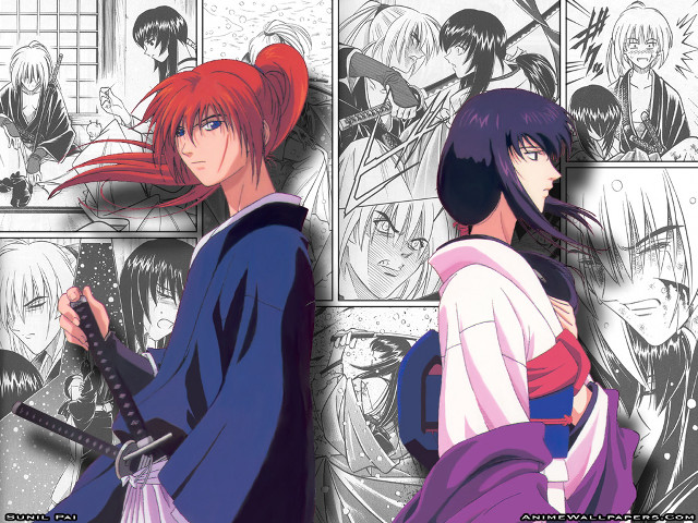 Anime characters wall sword manga free wallpaper - medium preview image