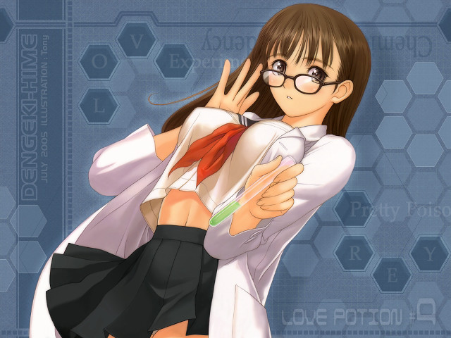 Woman white shirt black skirt free wallpaper - medium preview image