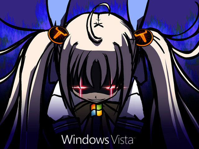 Creepy longhair redeyes evil smile free wallpaper - medium preview image