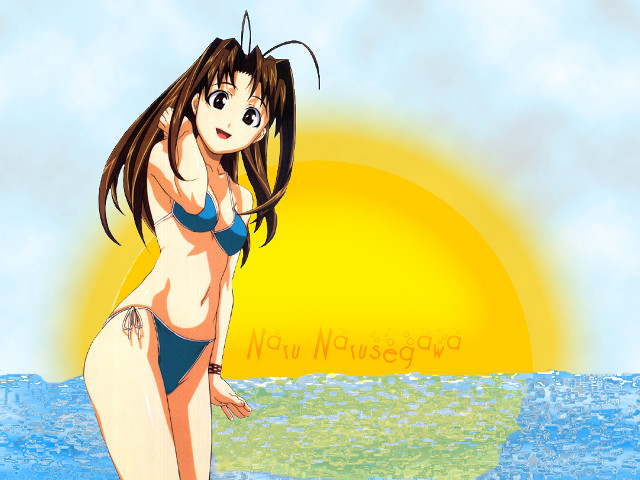 Beach sun woman bikini ani free wallpaper - medium preview image