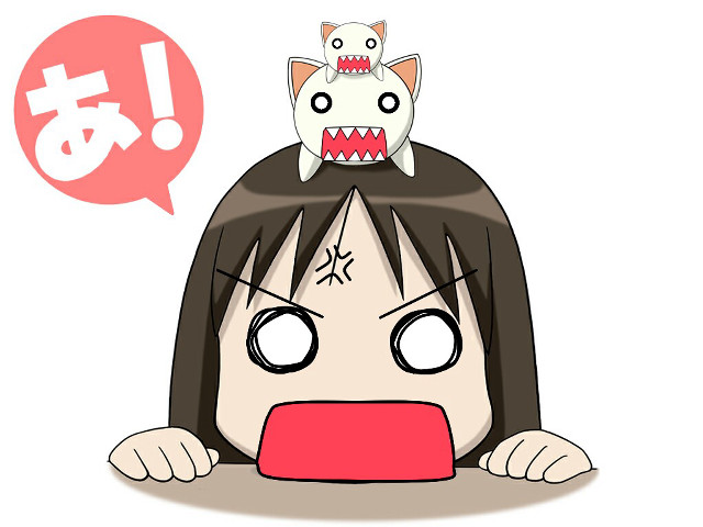 Girl cat angry speech bubble free wallpaper - medium preview image