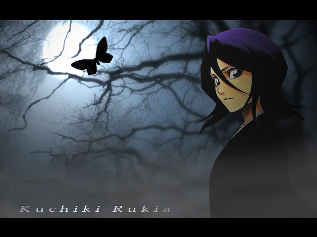 Butterfly girl moon tree gothic free wallpaper - medium preview image