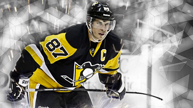 Hockey player yellow jersey battle free wallpaper - medium preview image