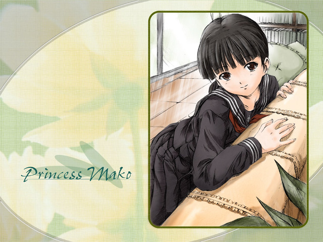 Boy black hair green background free wallpaper - medium preview image