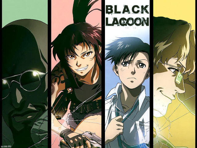 Anime black lagoon characters poster free wallpaper - medium preview image