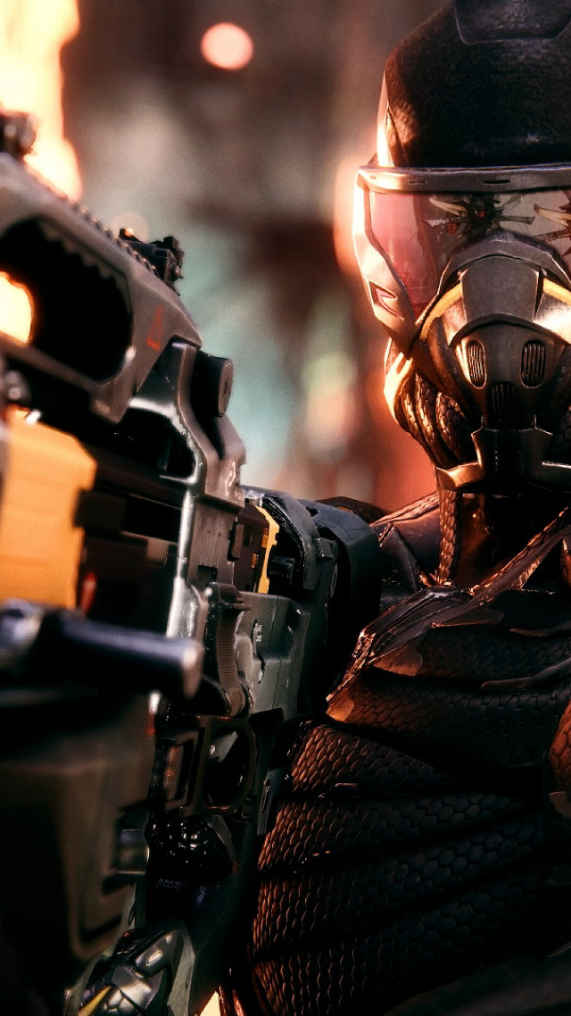 Man gas mask gun eve free wallpaper - medium preview image