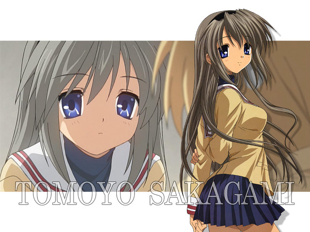 Chizuko yoshida tomoyo anime portrait free wallpaper - medium preview image