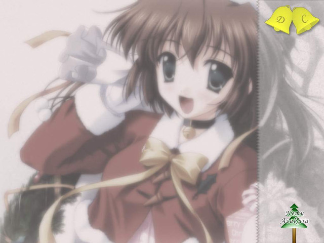 Girl redcoat smiling star christmastree free wallpaper - medium preview image