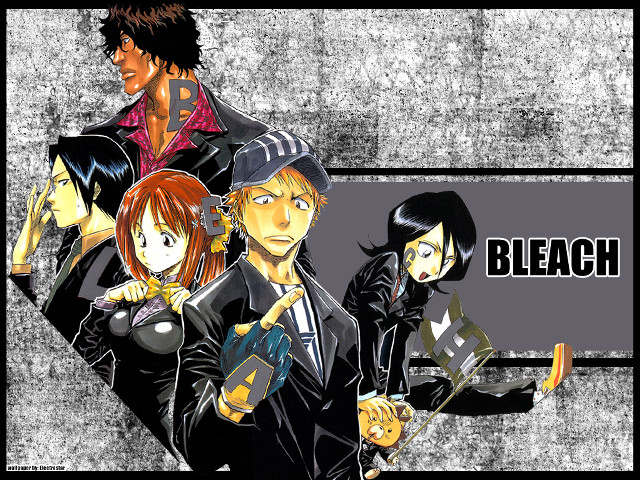 Bleach sign group characters manga free wallpaper - medium preview image