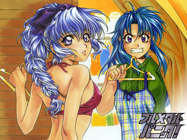 Anime couple mirror clock bluehair free wallpaper - medium preview image