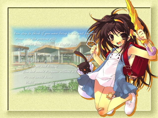 Alice girl backpack cat bandaids free wallpaper - medium preview image