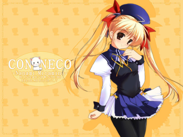 Anime girl blue dress hat #2 free wallpaper - medium preview image