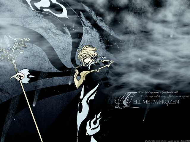 Woman sword cloudy sky flag free wallpaper - medium preview image