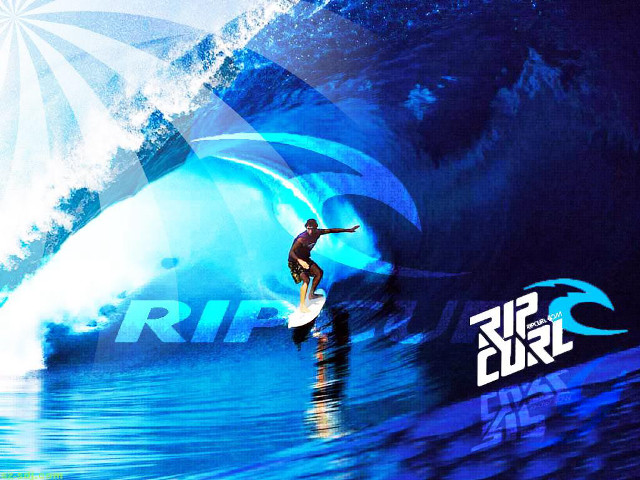 Man riding wave surfboard ocean #34 free wallpaper - medium preview image