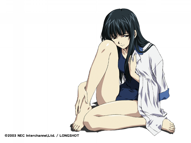 Ayako rokkaku woman sitting crossed free wallpaper - medium preview image