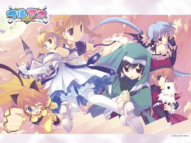 Anime group puzzle moon animals free wallpaper - medium preview image