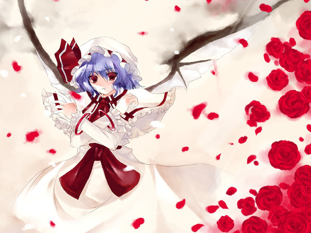 Anime girl blue hair white #8 free wallpaper - medium preview image